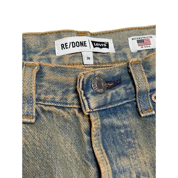 NWT RE/DONE x Levi’s “The Short” Tinted Blush-sz 26 - Picture 5 of 8